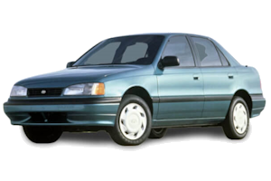 Hyundai Elantra (J1) 1990-1995 I покоління EU Sedan