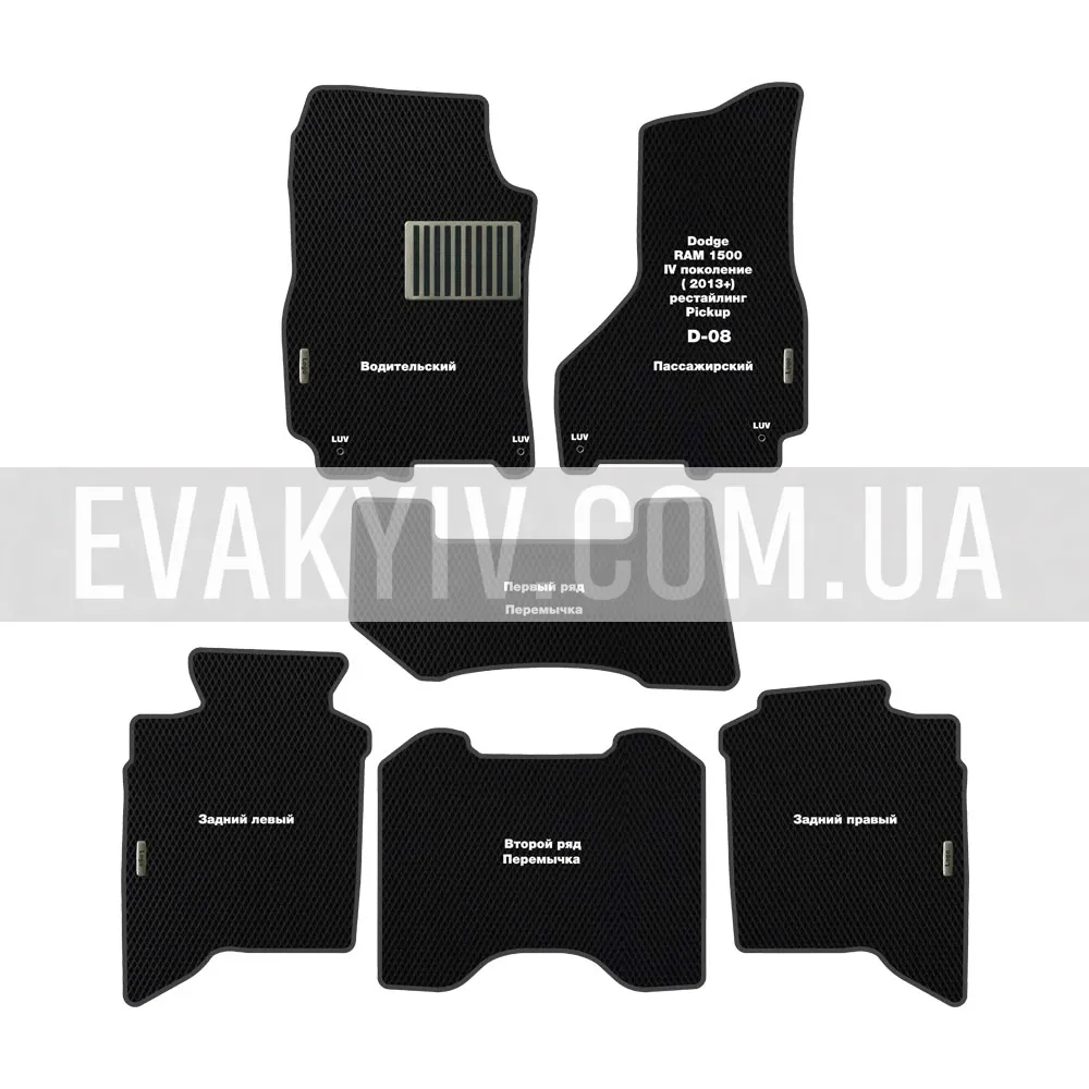 Dodge Ram 1500 2009-2018 IV покоління USA Pickup  4-х дверна 6-ти місна Crew Cab