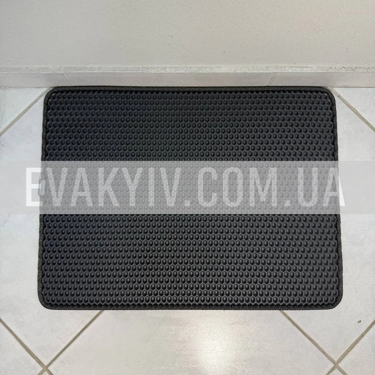 EVA килимок для дому  сірий сота
