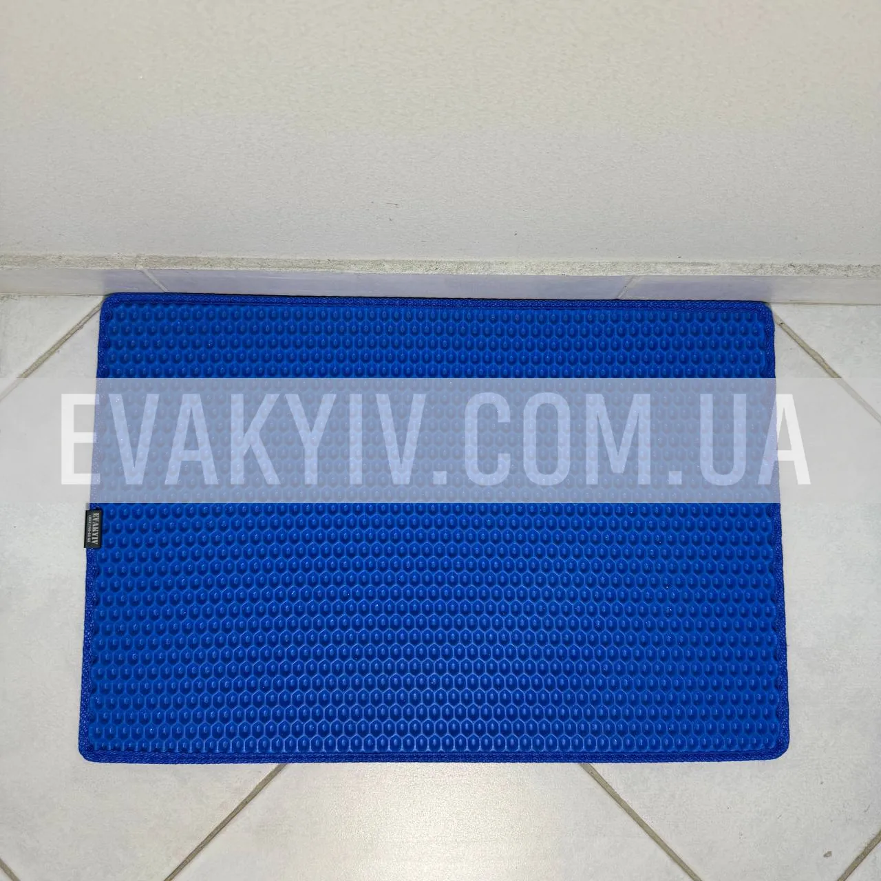 EVA килимок для дому  синій сота
