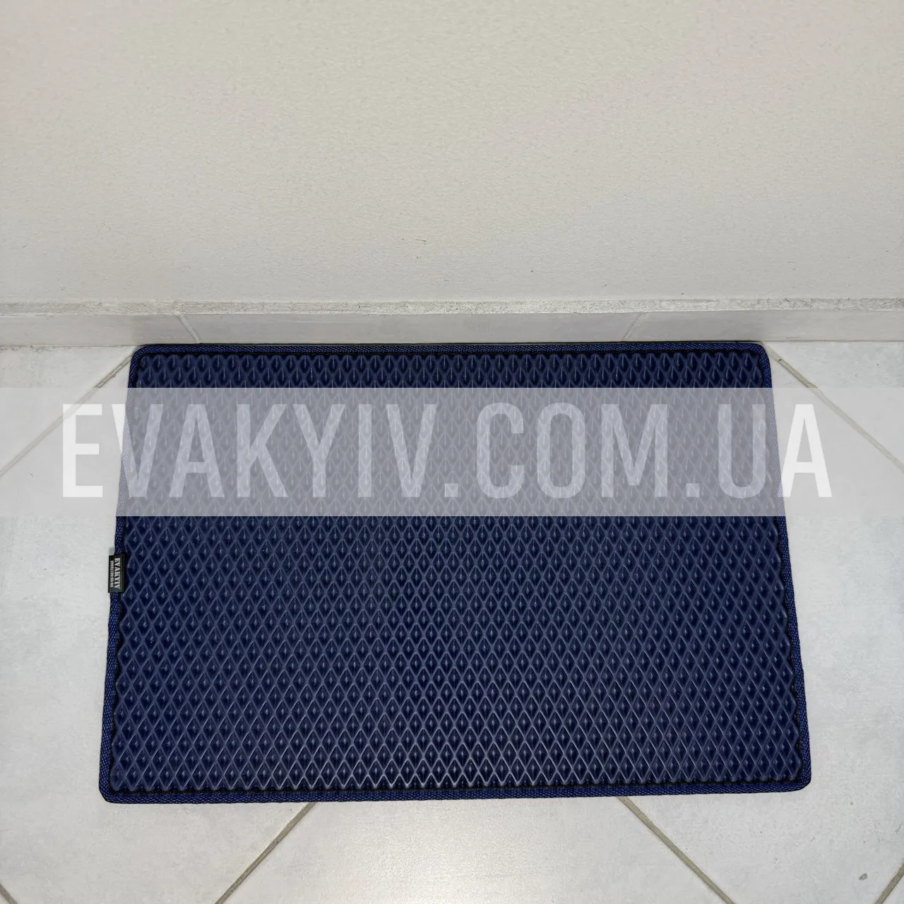 EVA килимок для дому  синій ромб